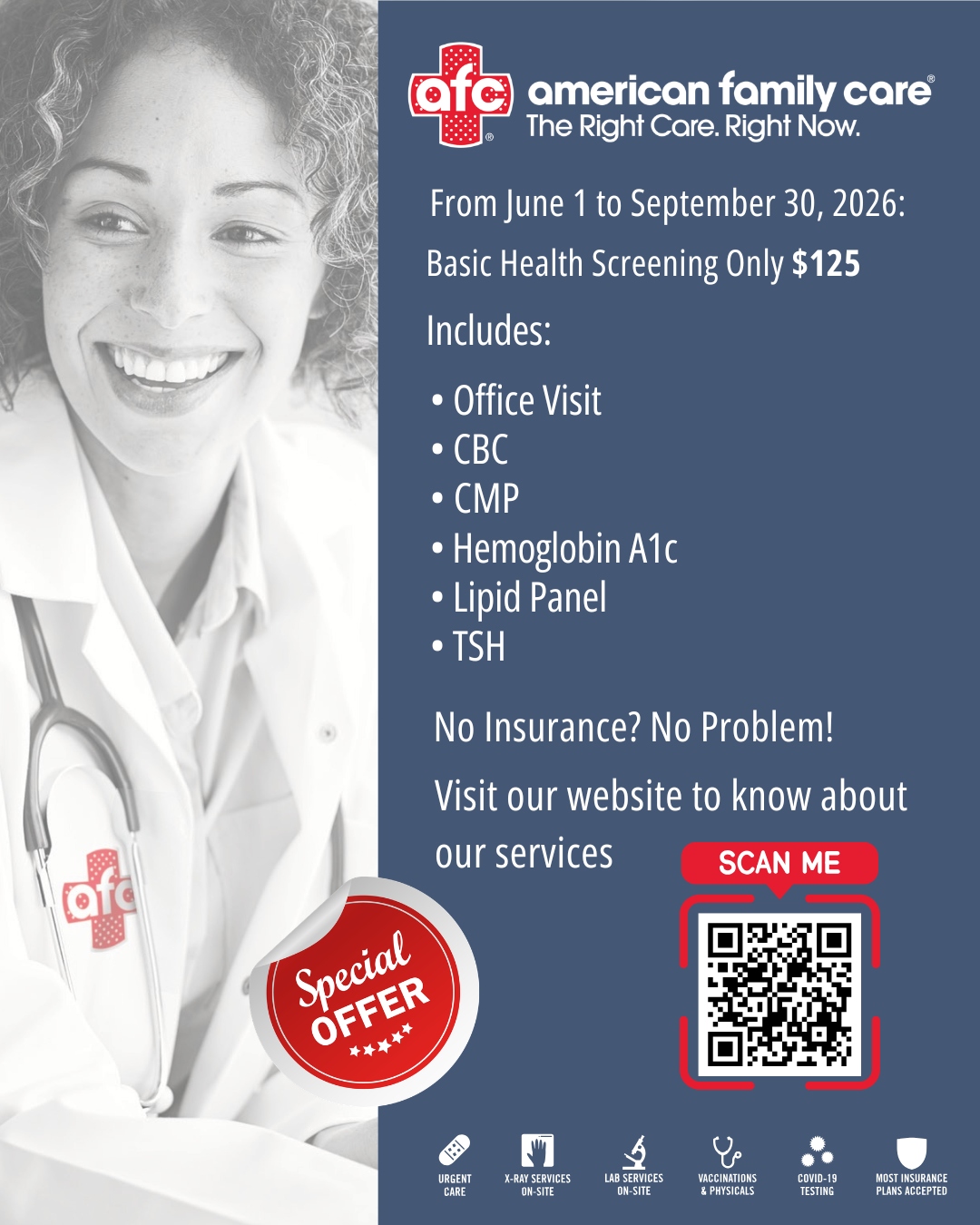 Basic health screening promotion