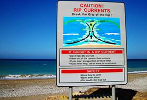 Summer is prime time for beach action, and for good reason! The surf and the sand are so much easier to enjoy when it’s warm enough to play in them. But there are some risks you might not know about lurking in the depths. As we reach the end of Rip Current Awareness Week on Summer is prime time for beach action, and for good reason! The surf and the sand are so much easier to enjoy when it’s warm enough to play in them. But there are some risks you might not know about lurking in the depths. As we reach the end of Rip Current Awareness Week on